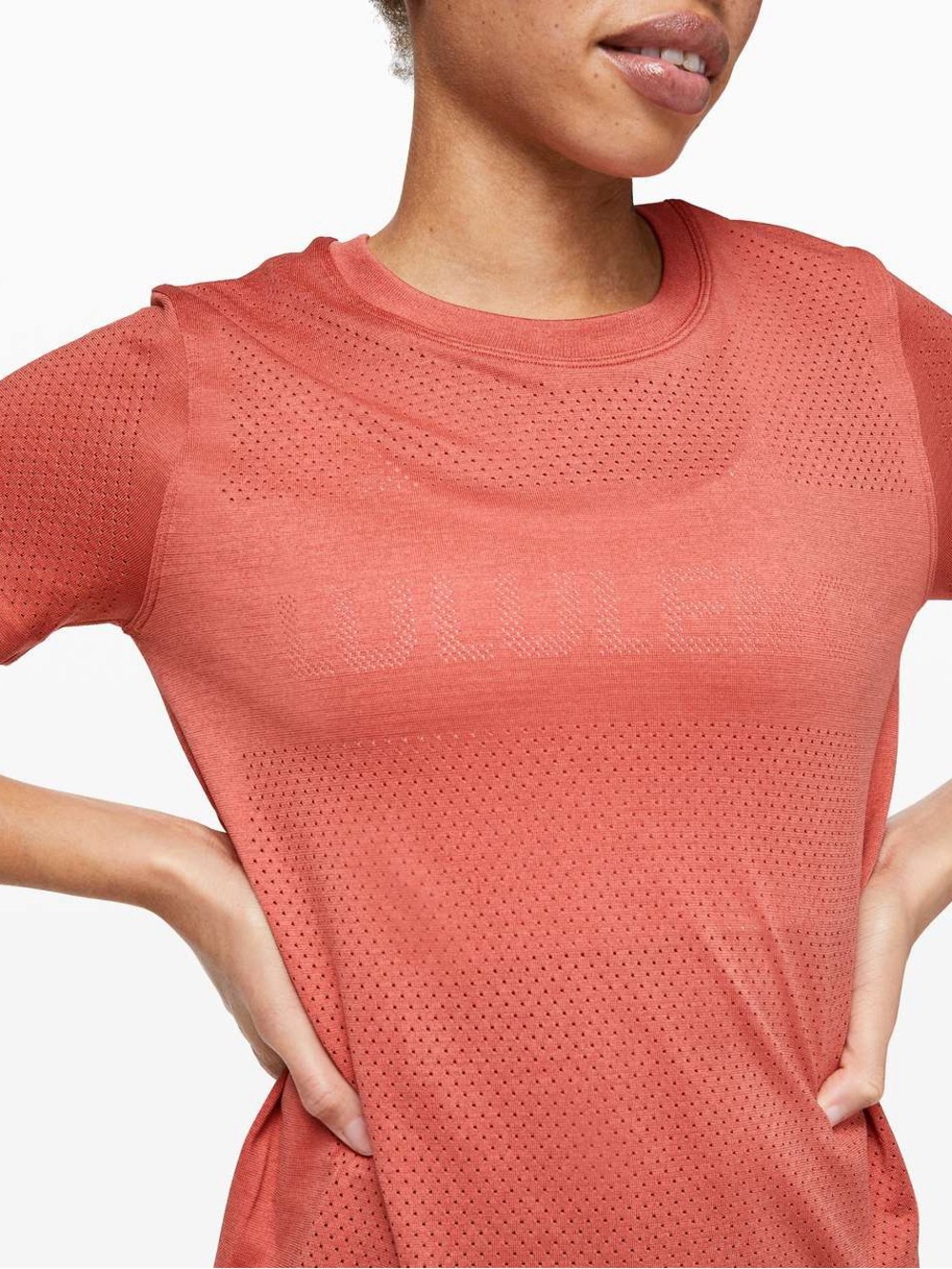 259. Lululemon Breeze By Short Sleeve *lululemon Rustic Coral size 4 relaxed